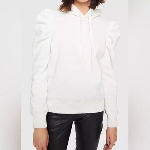 Rebecca Minkoff Janine hoodie in white size small